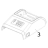 Cover assembly for gray standard models (includes media window) Zebra ZD421 Direct Thermal