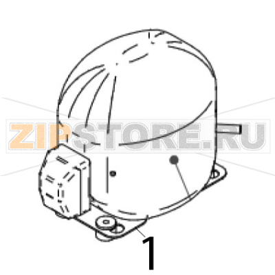 Компрессор FR6DL Abat ШХс-0,7-03 Компрессор FR6DL Abat ШХс-0,7-03Запчасть на деталировке под номером: 1