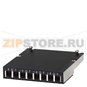 Media Module for RUGGEDCOM RSG2488, 4 x 100MBit/s SC-interface, Optical: 100BASE-FX, Multi Mode fiber optic up to 2 kilometer, 1300nm Siemens 6GK6000-8FX02-4EA0 