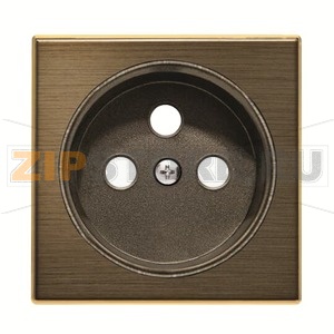 Накладка для розетки французского стандарта, античная латунь ABB 2CLA858700A1201 