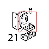 Support door bottom hinge Angelo Po FM1011E1