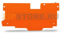 End and intermediate plate; 1.1 mm thick; orange Wago 769-308