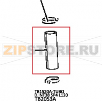 TB1520A-Tubo D.INT38 SP4 L120 Unox XB 893