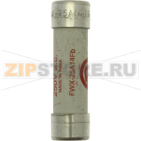 Предохранитель, 25 A, AC 250 В, DC 250 В, 200 кА, 14x51 мм, aR, UL Eaton 25AMP 250V AC FERRULE 14