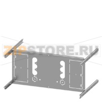 SIVACON S4 EBS SENTRON 3VA 3VA23 (400 A) 4-pole Mounting position horizontal Fixed mounting Number of switches 1 Height 250 mm Width 600 mm Siemens 8PQ6000-8BA25