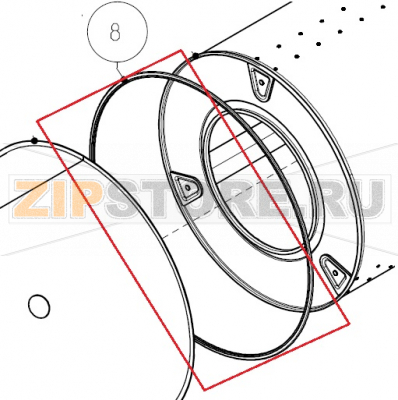 Gurnizione vasca RC/LM 14/18/23 Evolution Imesa LM 23                        Gurnizione vasca RC/LM 14/18/23 Evolution Imesa LM 23Запчасть на сборочном чертеже под номером: 8Название запчасти на итальянском языке: Gurnizione vasca RC/LM 14/18/23 Evolution Imesa LM 23
