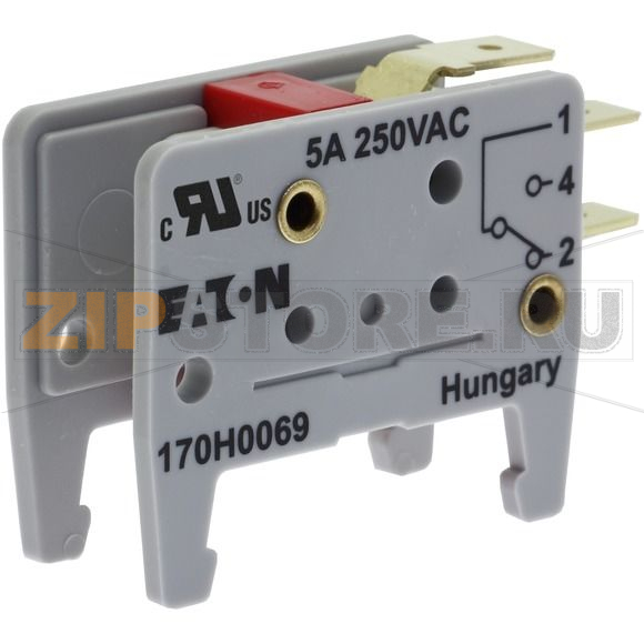 Микровыключатель, 5 A, AC 250 В, LV, IEC 6, 3x0,8 Eaton MICROSWITCH K1 5A 250V UR 