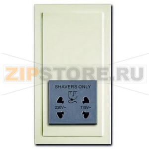 Розетка 220/115 В, 20 ВА, слоновая кость ABB 2CKA002130A0290 