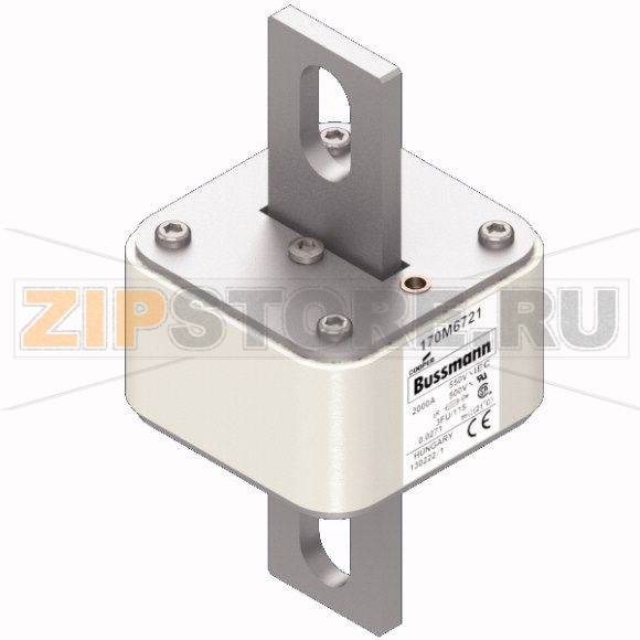 Предохранитель, 2000 A, AC 550 В, 200 кА, size 3, 67x92x155 мм, aR, IEC UL Eaton FUSE 2000A 55 