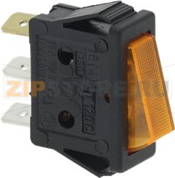 1-Х ПОЛЮСНЫЙ ПЕРЕКЛЮЧАТЕЛЬ, ОРАНЖЕВЫЙ, 16 А, 250 В 
