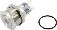 Кнопка, 1 x выкл/вкл, с фиксацией, 1 шт TRU Components TC-GQ22-A-11ZD/W/12V/S203