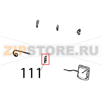 Piastrina supporto microporta mag Unox XVC 1005EP Piastrina supporto microporta mag Unox XVC 1005EPЗапчасть на деталировке под номером: 111