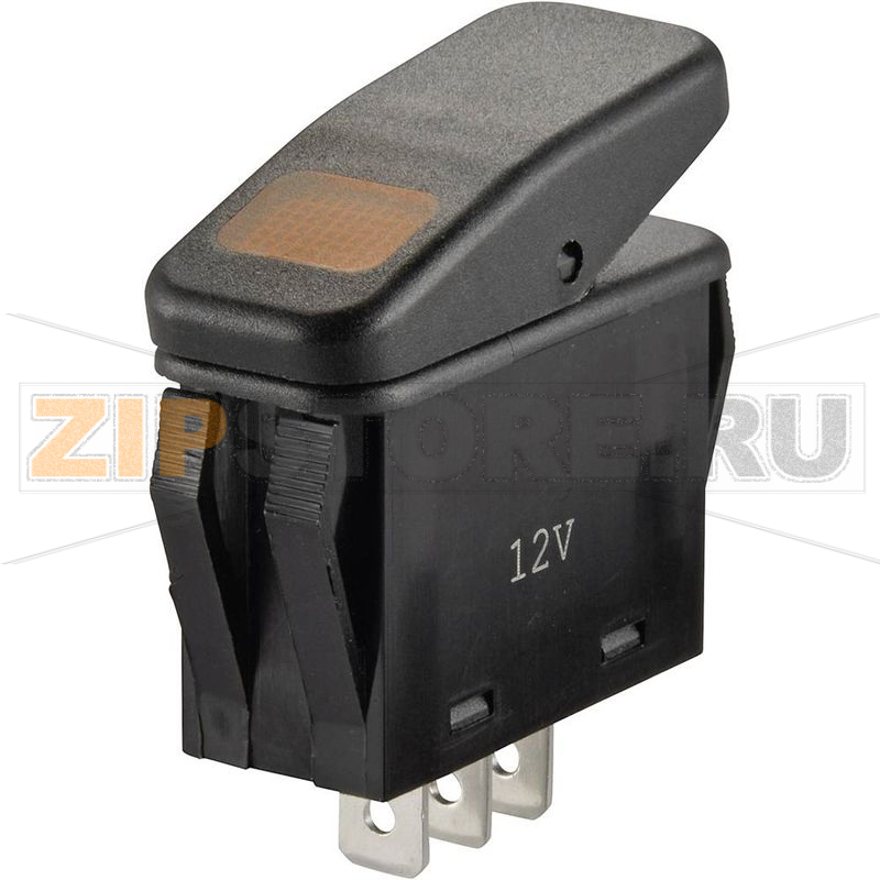 Переключатель клавишный 14 В/DC, 21 А, 1 x выкл/вкл, IP66 TRU Components TC-R13-258B B/R 