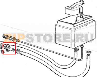 T stück Scotsman MF 56   T stück Scotsman MF 56Запчасть на 
