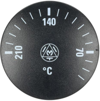 РУЧКА ЧЕРНАЯ Ø 41 ММ 0-210°C