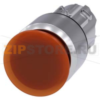 АКТУАТОР ГРИБОВИДНОЙ КНОПКИ С ВОЗМОЖНОСТЬЮ ПОДСВЕТКИ, 22MM, КРУГЛ., ГЛЯНЦЕВЫЙ МЕТАЛЛ, AMBER, 30MM, С ФИКСАЦИЕЙ, ДЕБЛОКИРОВКА ВЫТЯГИВАНИЕМ Siemens 3SU1051-1AA00-0AA0