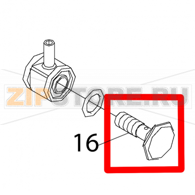 Pressure switch bolt Fagor FI-80 Pressure switch bolt Fagor FI-80Запчасть на деталировке под номером: 16Название запчасти Fagor на английском языке: Pressure switch bolt FI-80.