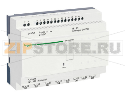 Реле интеллектуальное 24 В, 20 вх/вых Schneider Electric SR2D201BD 