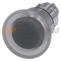 АКТУАТОР ГРИБОВИДНОЙ КНОПКИ С ВОЗМОЖНОСТЬЮ ПОДСВЕТКИ, 22MM, КРУГЛ., ГЛЯНЦЕВЫЙ МЕТАЛЛ, CLEAR, 40MM, С ФИКСАЦИЕЙ, ДЕБЛОКИРОВКА ВЫТЯГИВАНИЕМ Siemens 3SU1051-1BA70-0AA0