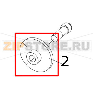 Idler gear 2 Toshiba TEC B-852-TS12-QP Idler gear 2 Toshiba TEC B-852-TS12-QPЗапчасть на деталировке под номером: 2