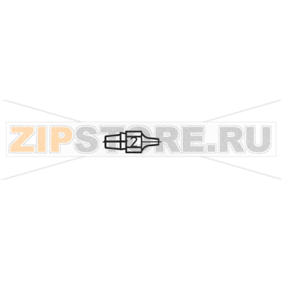 Сопло паяльное, наконечник: 1 мм, длина: 23 мм, 1 шт Weller DX 112 