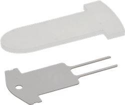 FLAPPER SILICONE &amp; METAL 