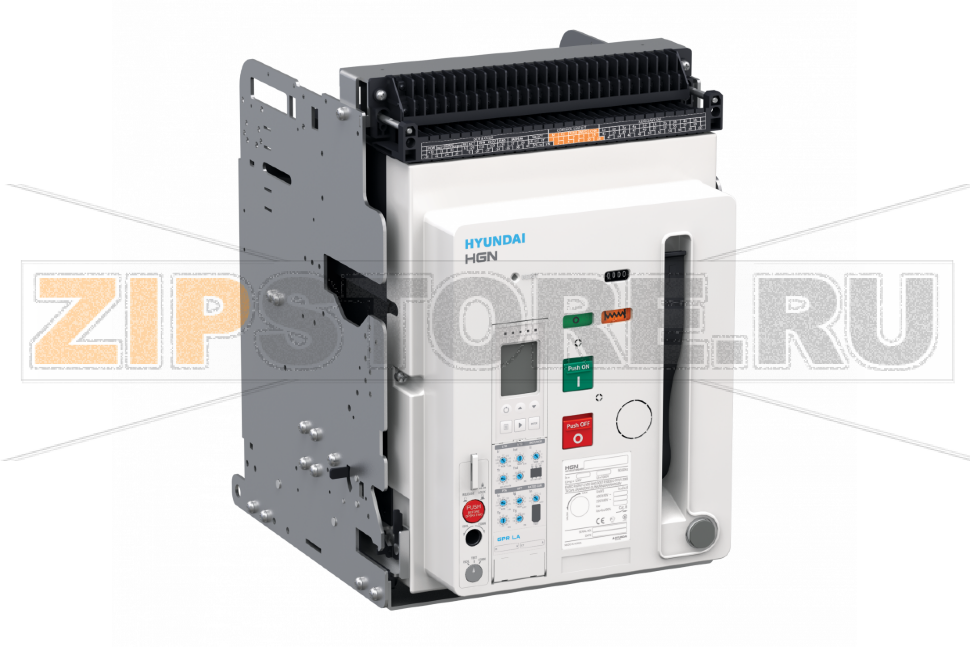 Выключатель воздушный 800 А, 4 полюса, 85 кА Hyundai Electric HGN08A4HM0C0S054HABAGAMB6BARU 
