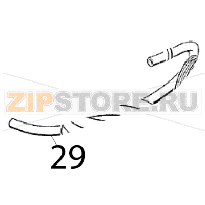 Plastik rohr-pro meter Scotsman EC 126 AS Plastik rohr-pro meter Scotsman EC 126 ASЗапчасть на деталировке под номером: 29