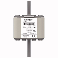 Предохранитель, 550 A, AC 690 В, 200 кА, 2, 61x75x108 мм, aR, DIN, IEC Eaton FUSE 550A 690V 2TN