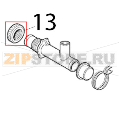 Plastick ring mutter Scotsman EC 126 AS Plastick ring mutter Scotsman EC 126 ASЗапчасть на деталировке под номером: 13