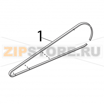 Timing belt Intermec PF2i Timing belt Intermec PF2iЗапчасть на деталировке под номером: 1Название запчасти на английском языке: Timing belt Intermec PF2i.