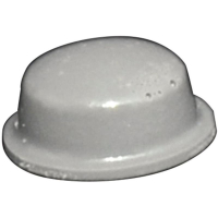 Ножка приборная 11.1х5 мм, клейкая, серая, 1 шт Toolcraft PD2115G