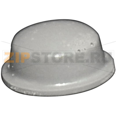 Ножка приборная 11.1х5 мм, клейкая, серая, 1 шт Toolcraft PD2115G 