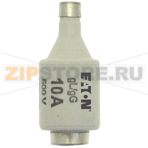 Предохранитель, 10 A, AC 500 В, 100 кА, D2, gL/gG, IEC с задержкой Eaton FUSE-D2 10A T GL/GG 500VA 