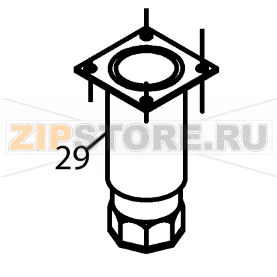 Adjustable leg Fagor FI-2700I Adjustable leg Fagor FI-2700IЗапчасть на деталировке под номером: 29Название запчасти Fagor на английском языке: Adjustable leg FI-2700I.