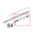 Profilo salvagoccia porta Unox XBC 604P
