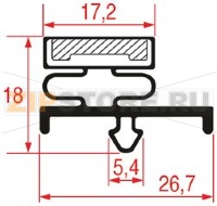 УПЛОТНИТЕЛЬ ВСТАВНОЙ  1039 - 2500 ММ
