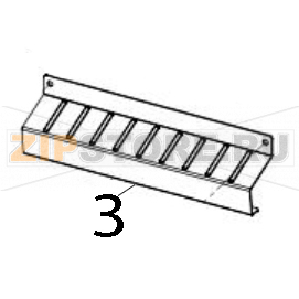 Front cover TSC MH261T Front cover TSC MH261TЗапчасть на деталировке под номером: 3