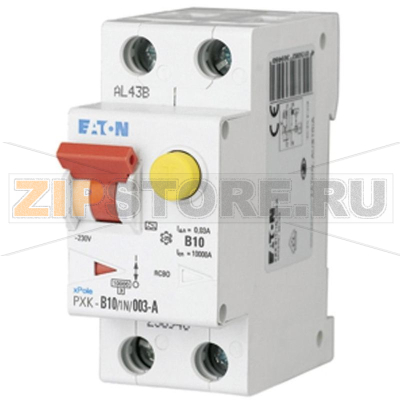 Дифференциальный автомат 2-полюсной, 10 А, 0.03 А, 230 В: 1 шт Eaton 