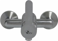 WALL-MOUNTED MIXER TAP 2-HOLE ST./STEEL