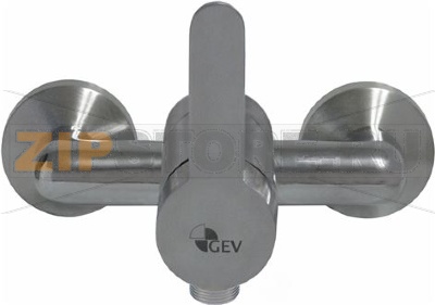 WALL-MOUNTED MIXER TAP 2-HOLE ST./STEEL 