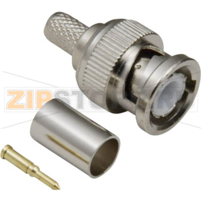 Разъем BNC, 75 Ом, 1 шт TRU Components 1579566 