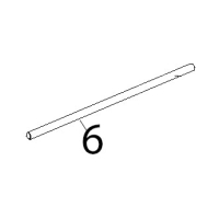 Tubo maniglia D-est=18, Sp=1, L=518, inox L.M. stefania-aria Unox XF 130