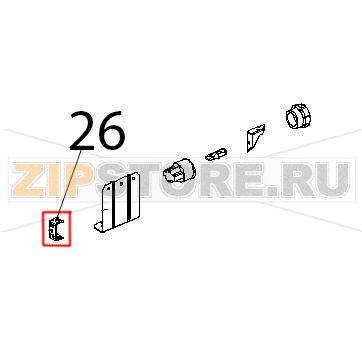 Standard bulb support &#039;02 Unox XF 193 Standard bulb support '02 Unox XF 193Запчасть на деталировке под номером: 26