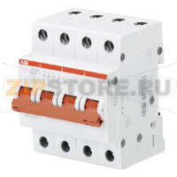 Рубильник четырехполюсный 63 A, SHD204/63 ABB 2CDD274111R0063