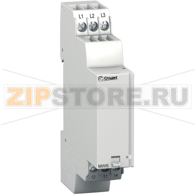 Реле контроля фаз 208-480 В/AC, 1 шт Crouzet MWS 