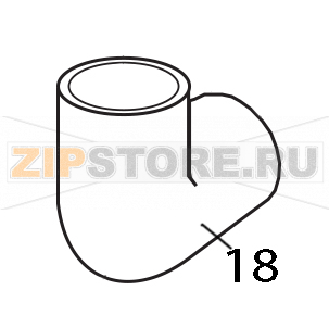 Manicotto d&#039;aspirazione per pompa di Elettrobar E51 Manicotto d'aspirazione per pompa di Elettrobar E51Запчасть на деталировке под номером: 18