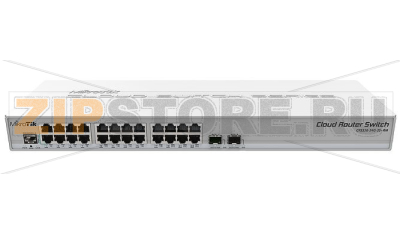 Коммутатор управляемый MikroTik CRS326-24G-2S+RM 