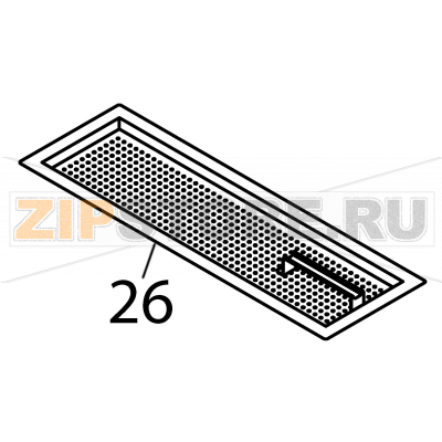 Complete prerinse plate Fagor FI-2700I Complete prerinse plate Fagor FI-2700IЗапчасть на деталировке под номером: 26Название запчасти Fagor на английском языке: Complete prerinse plate FI-2700I.