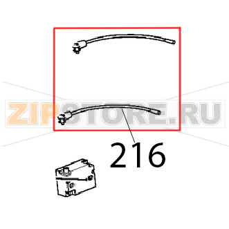 Cavo fida accensione HV L=650 Unox XBC 615EG Cavo fida accensione HV L=650 Unox XBC 615EGЗапчасть на деталировке под номером: 216